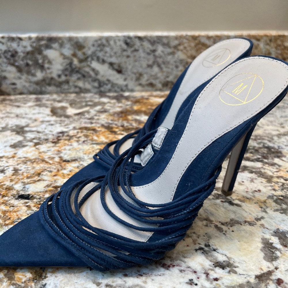 Suede heels